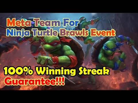 Ninja Turtle Brawls Event || This is How to Make 100% Winning Streak