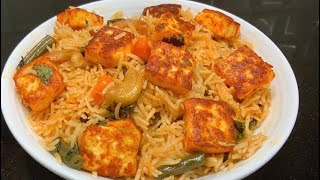 பன்னீர் புலாவ் இப்படி சுவையா செஞ்சு அசத்துங்க/Paneer pulav recipe/paneer Biriyani recipe in Tamil