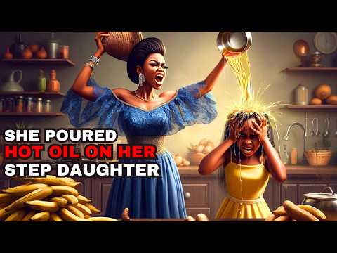 She Poured Hot Oil On Her Step Daughter Because She Fried Plantain #africanfolktales #tales