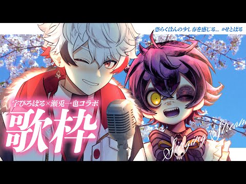 【コラボ歌枠】🌸二人で一緒に春のお歌を歌う！🌸【#瀬兎一也&#字ぴろぱる/のりプロ所属】