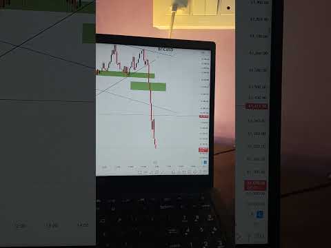 Big fall in Bitcoin Today at night 📉📉 #shorts #viralvideo #trading #instagood #bitcoin #marketcrash