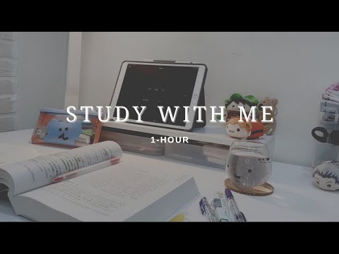 STUDY WITH ME（1-HOUR） 🌇｜跟我一起讀書吧✨｜Piano BGM