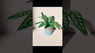 Making plant with Masking tape|miniature plant | mini plant.#shorts #youtubeshorts #diy#viralshorts