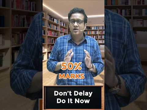 Don't Delay, Do It Now | Siddharth Agarwal