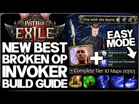 Path of Exile 2 - New Best OP Invoker Build Guide Post Nerf - Easy BROKEN Herald Combo - Monk Guide!