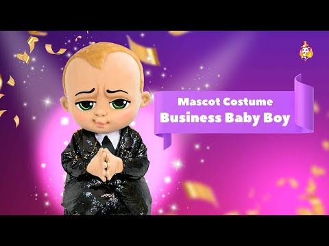 Business Baby Boy sequin suit Mascot Costume