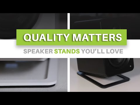 Top Speaker Stand to Improve Desktop Audio Quality | Kanto Solutions S2