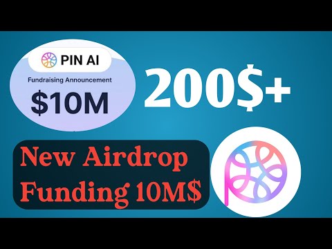 PIN AI Airdrop || Verified Airdrop Pin AI || Huge Funding || Make good money 🤑 #Pinai