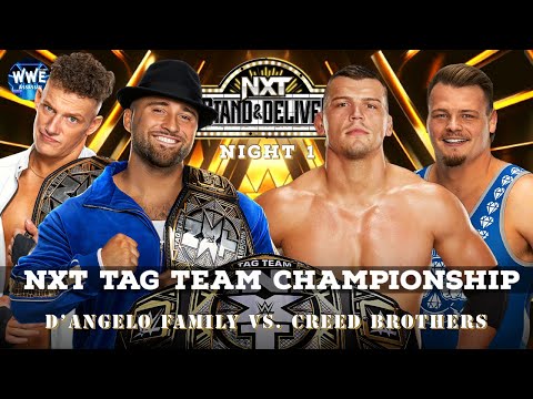 WWE 2K24 STAND&DELIVER NIGHT 1; D'ANGELO FAMILY VS. CREED BROTHERS FOR THE NXT TAG TEAM TITLES!!!