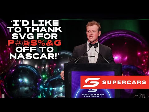 Supercars Champion Will Brown's Hilarious Gala Awards Speech | 2024 Repco Supercars Championship