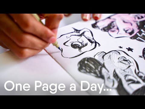 A Trick I use to fill Sketchbooks