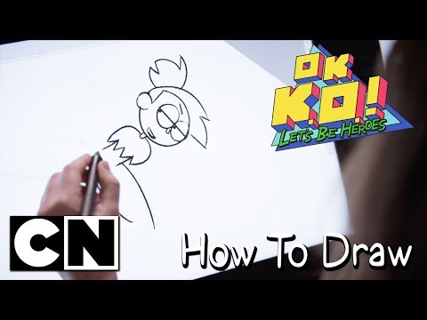 OK K.O.! Let's Be Heroes | How To Draw: Enid