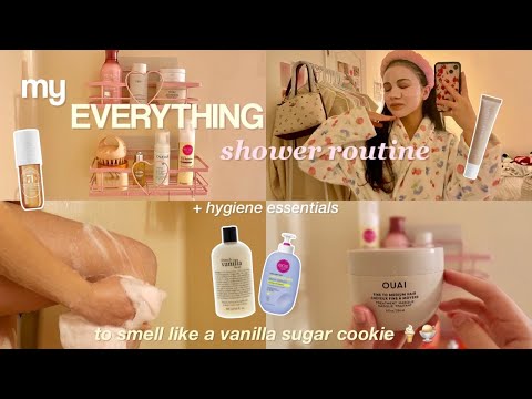 my EVERYTHING shower routine + hygiene essentials *how to smell good 24/7*