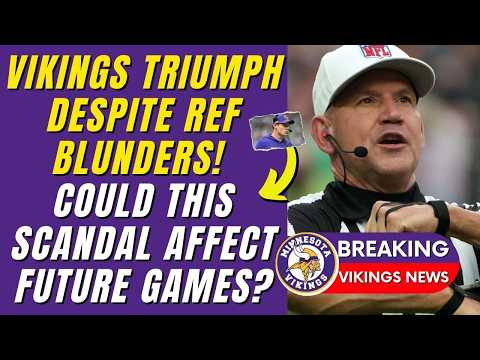 🏈🔥 UNBELIEVABLE! HOW REFEREE DECISIONS ALMOST COST VIKINGS THE GAME! MINNESOTA VIKINGS NEWS TODAY