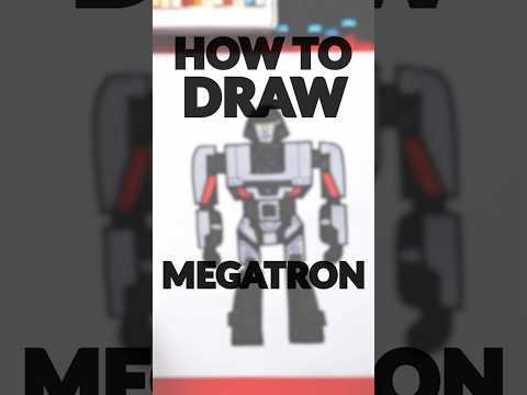 Learn how to draw Megatron from Transformers One movie! #artforkidshub #howtodraw #transformersone