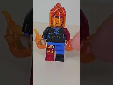 How to build Johnny storm as a minifigure