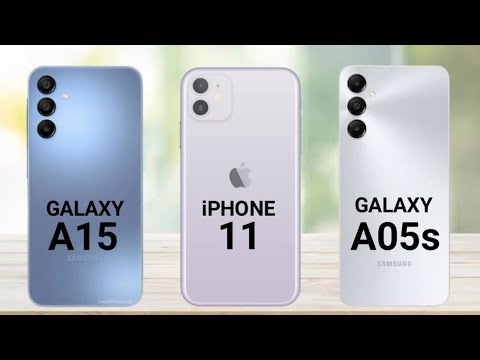 Samsung Galaxy A15 vs iPhone 11 vs Samsung Galaxy A05s