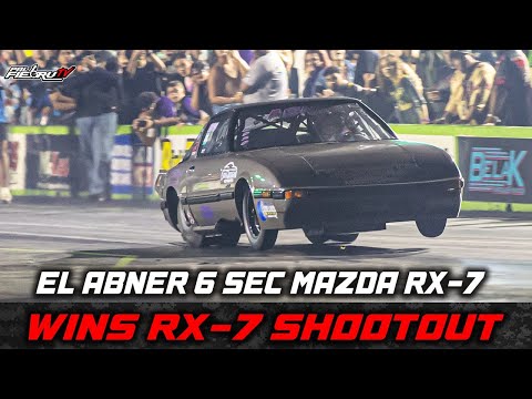 El Abner 6 Sec Mazda Rx-7 Wins Mazda Rx-7 Shootout at World Sport Compact Challenge 2024 OSW