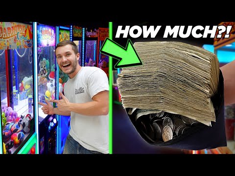 We Collected OVER $1000 From Our NEW ARCADE!