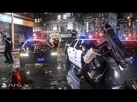 This is how GTA 6 Graphics could look like? Bank Heist & 6 Stars Police Chase Escape [GTA 5 Mods]