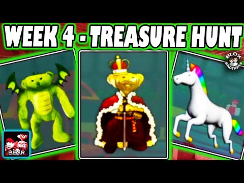 [ New ] HOW TO GET 7. 8, 9 Badges / TREASURE HUNT - WEEK 4 / King, Dragon, Unicorn Mount /Bear Alpha