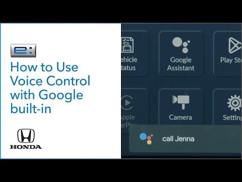 Honda Prologue I How to Use Voice Control with Google built-in