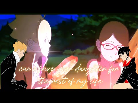 Boruto x Sarada can i have your daughter for the reast of my life edit..... ❤️#youtubeshorts