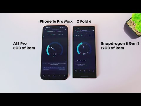 iPhone 16 Pro Max vs Samsung Galaxy Z Fold 6 | SPEED TEST