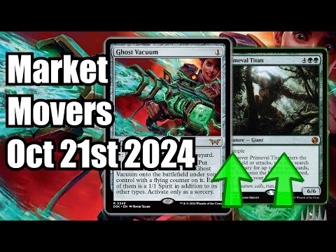 MTG Market Movers - Oct 21st 2024 - Modern Duskmourn and Commander Cards Rise! Ghost Vacuum & Titan!