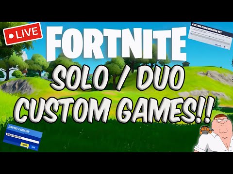 🔴Live Fortnite With Viewers - Custom Games! - Solo/Duos! #shorts #Short #shortfeed #shortlive