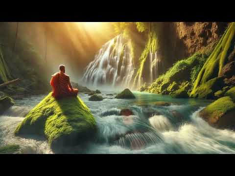 Tranquility by the Waterfall | Relaxing Flute Music for Deep Meditation