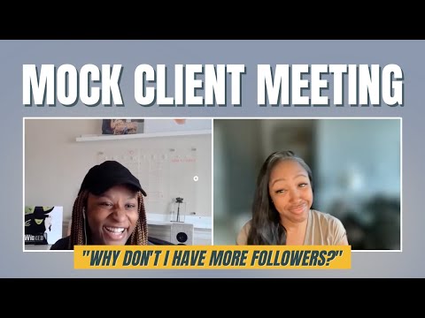 How to respond to tough client questions like "Why don't I have more followers?"