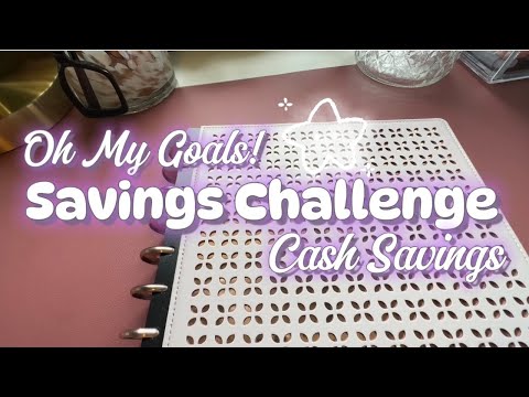 Cash Savings Challenge! Monthly Recap Savings Fund! | REAL NUMBERS | Oh My Goals! Budget + Planning