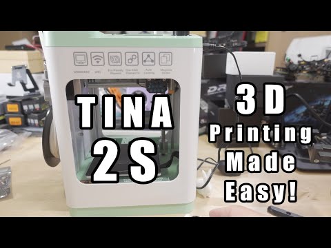 3D Printing in MINUTES w ENTINA Tina 2S