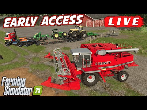 🔴 LIVE Early Access Farming Simulator 25 Stream #1