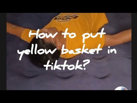 How to put yellow basket in Tiktok#affiliatemarketing