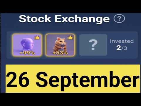 x empire investment fund 26 september | today combo | stock exchange