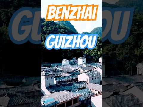 Amazing Places in China - Benzhai, Guizhou.  #china #guizhou #anshun #benzhai