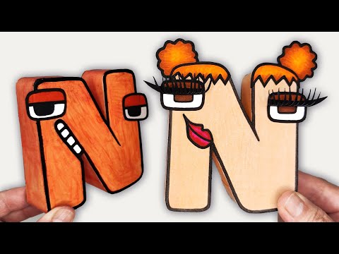 Cool Craft | Paper Alphabet Lore N+N 🧡