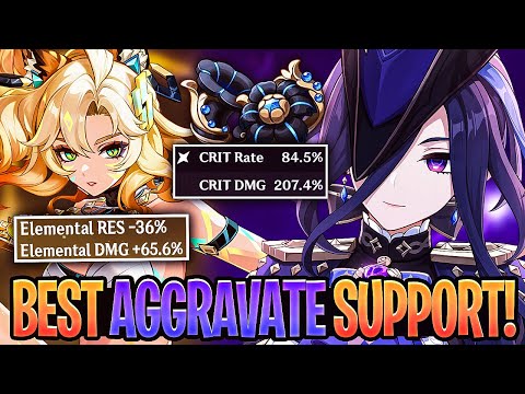 Massive Buff For Clorinde Aggravate With Xilonen | Genshin Impact