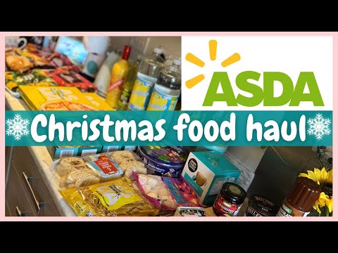 ASDA CHRISTMAS FOOD HAUL 2022 | GROCERY HAUL UK