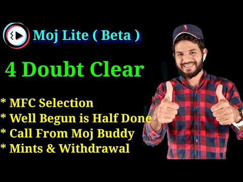 Moj lite Mfc selection,mfc call, mfc buddy, mints cash withdrawal | All doubt clear MX Takatak