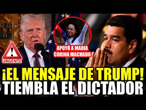 🚨URGENTE TRUMP AMENAZÓ A MADURO TRAS EL SECUESTRO DE MARIA CORINA MACHADO | BREAK POINT