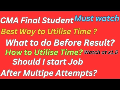 What CMA Final Student Should do After Exam to Result | What Next after Exam #cma #live #livestream