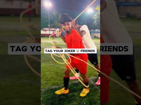 Tag your joker 🤡 friend 😂 #footballshorts #youtubeshorts #footballskils #funnyshorts #comedyvideo