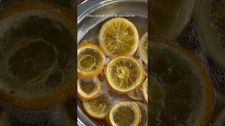 Candied Orange 🍊 Slices #winterrecipe #candymaking #holidaydessert #holidayrecipes #christmas