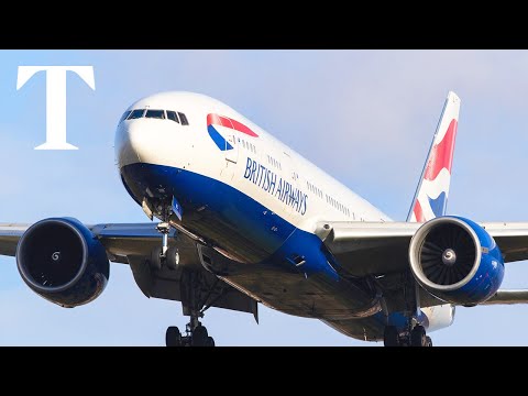 LIVE: Planes battle strong winds at London Heathrow Airport