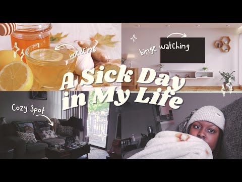 sick vlog. spend a sick day with me ☕️