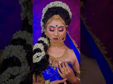 Radha Rani Makeup look  #makeup #makeuptutorial #makeupchallenge #makeupanimation