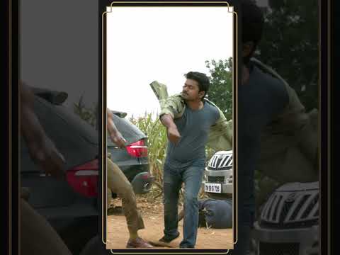 Thalapathy Vijay's Intense Action:The Making of Jilla's Fight Scene #supergoodfilms #ytshots #shorts